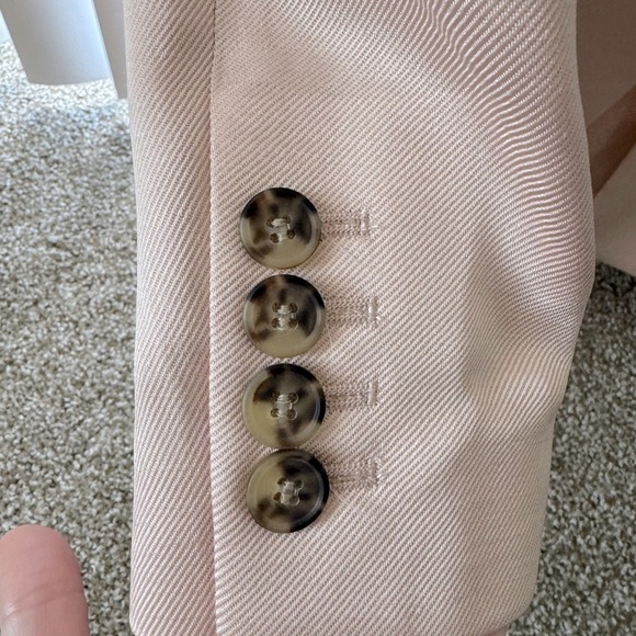 Reiss Elegant Pink Double-Breasted Women's Blazer - Picture 8 of 12